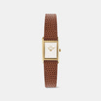 Bound Women Quartz White Dial Analog Leather Watch DW00100905K