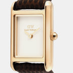 Bound Women Quartz White Dial Analog Leather Watch DW00100908K