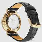 Classic Men Quartz White Dial Analog Leather Watch DW00100915K