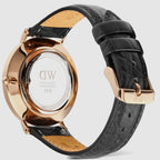 Classic Men Quartz White Dial Analog Leather Watch DW00100916K