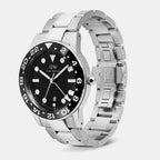 Iconic Men Quartz Black Dial Analog Stainless Steel Watch DW00100919K