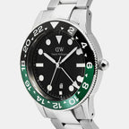 Iconic Men Quartz Black Dial Analog Stainless Steel Watch DW00100920K