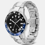 Men Quartz Black Dial Analog Stainless Steel Watch DW00100921K