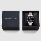 Men Quartz Black Dial Analog Stainless Steel Watch DW00100921K