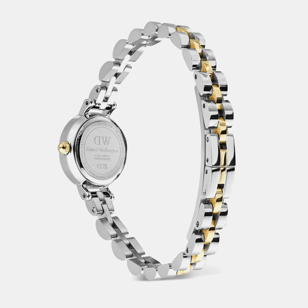 Petite Mini Arch Women Quartz White Dial Analog Stainless Steel Watch DW00100923K