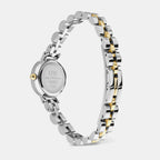 Petite Mini Arch Women Quartz White Dial Analog Stainless Steel Watch DW00100923K