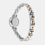 Petite Mini Arch Women Quartz White Dial Analog Stainless Steel Watch DW00100924K