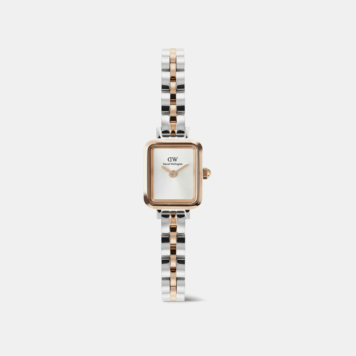 Quadro Women Quartz White Dial Analog Stainless Steel Watch DW00100926K