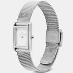 Bound Mini Sterling Women Quartz White Dial Analog Mesh Watch DW00100927K