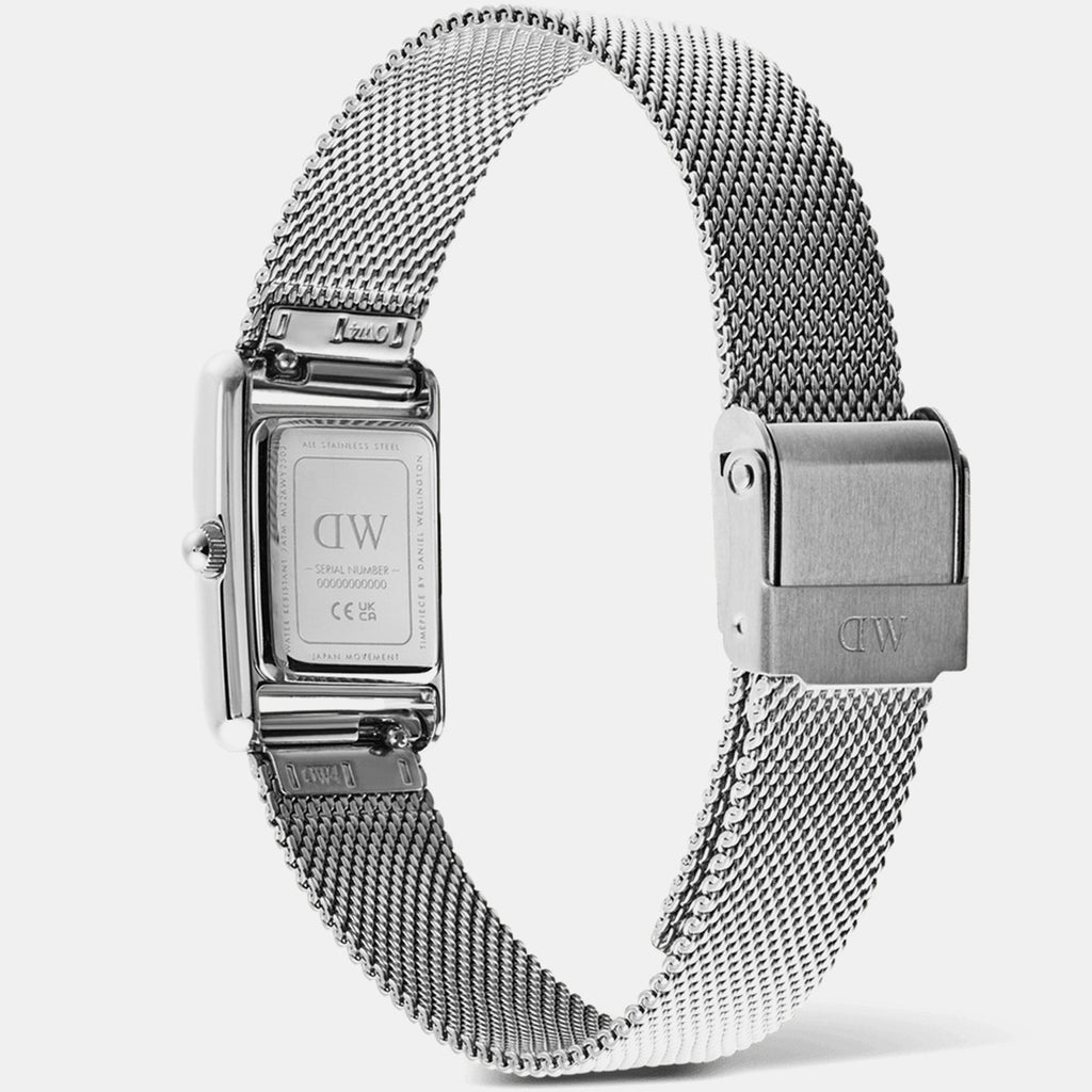 Bound Mini Sterling Women Quartz White Dial Analog Mesh Watch DW00100927K