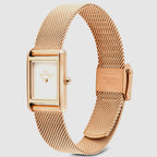 Bound Mini Sterling Women Quartz White Dial Analog Mesh Watch DW00100929K