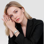 Bound Women Quartz Silver Dial Analog Stainless Steel Watch DW00100930K