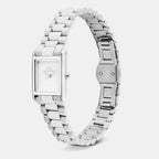 Bound Women Quartz Silver Dial Analog Stainless Steel Watch DW00100930K