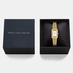 Bound Mini Women Quartz White Dial Analog Stainless Steel Watch DW00100931K