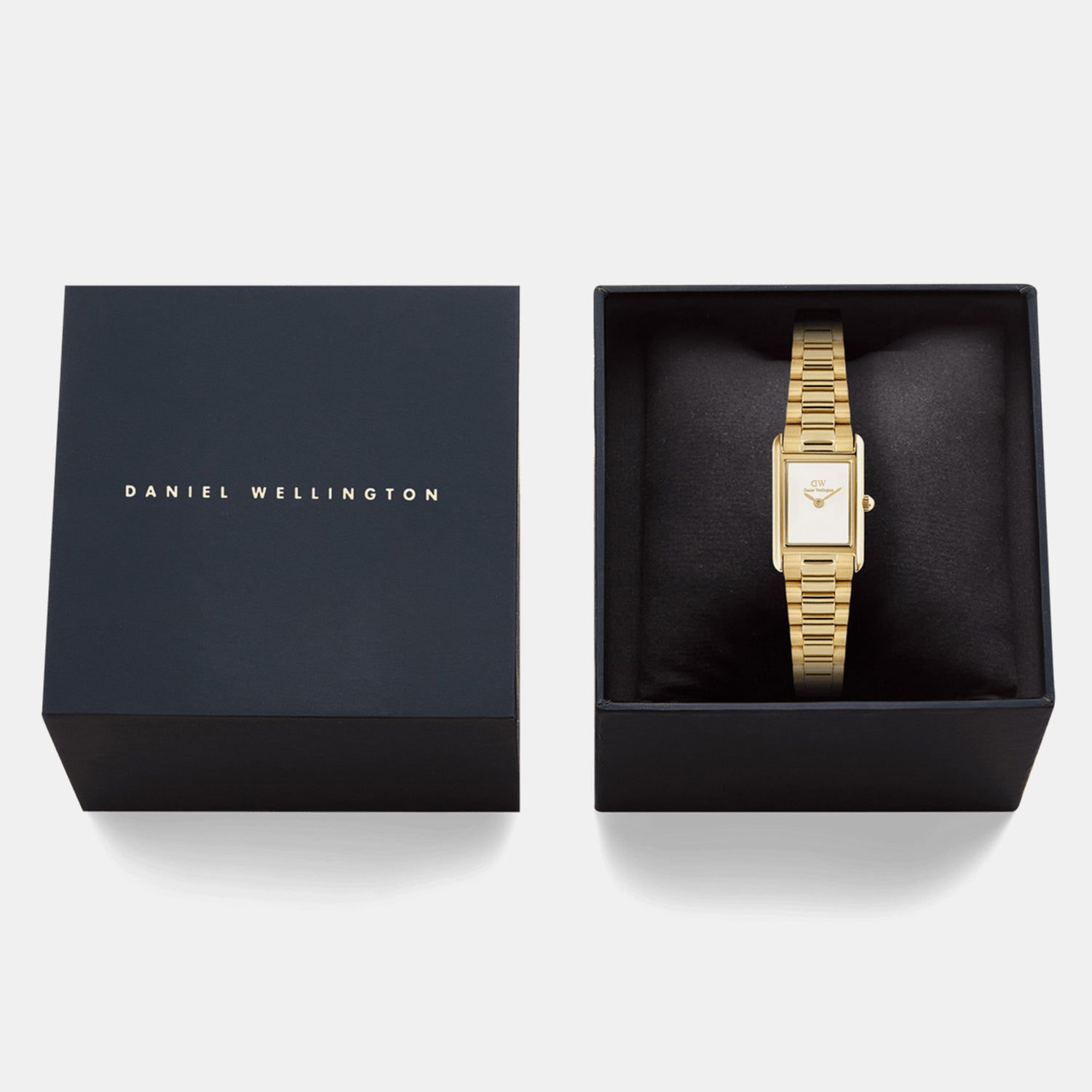 Bound Mini Women Quartz White Dial Analog Stainless Steel Watch DW00100931K