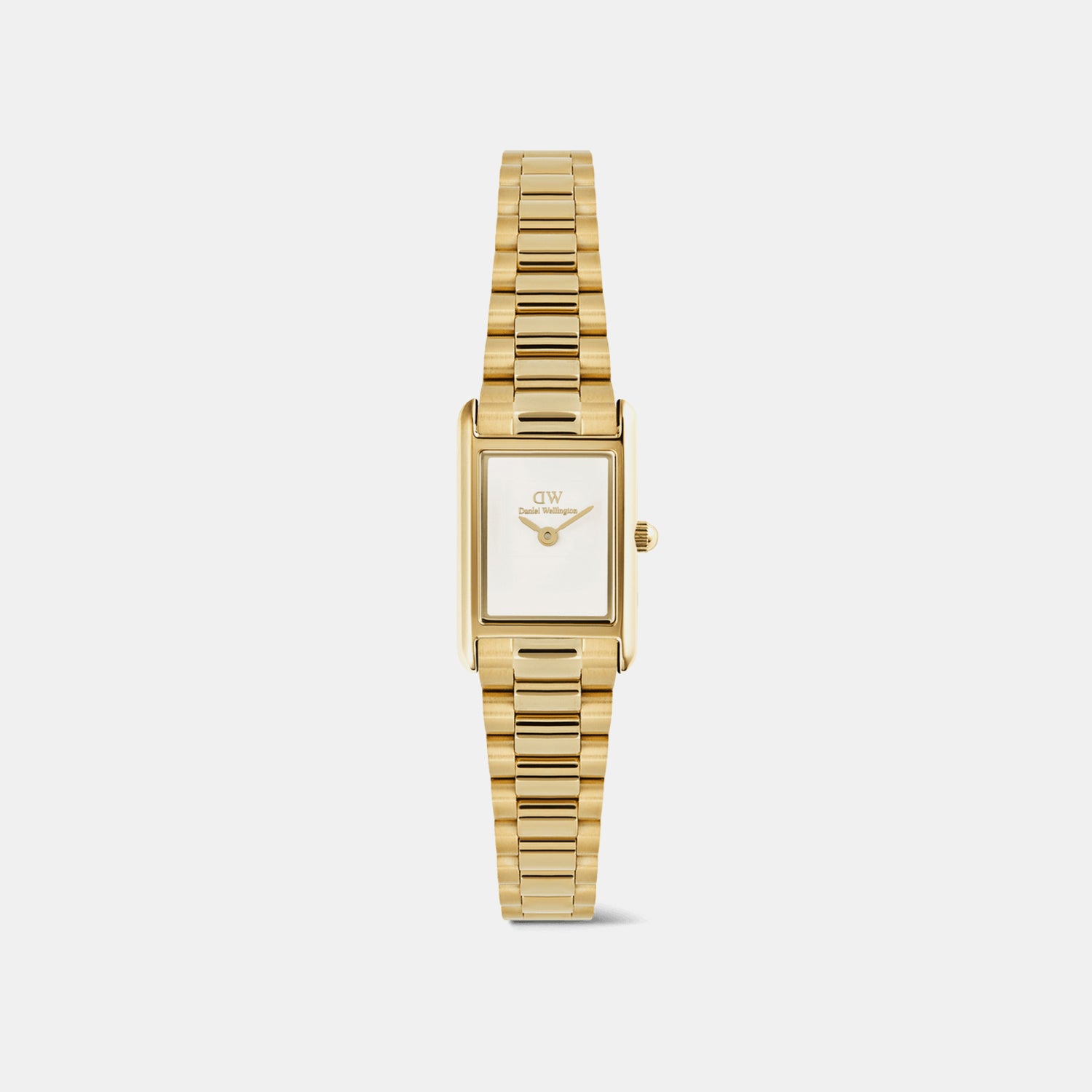 Bound Mini Women Quartz White Dial Analog Stainless Steel Watch DW00100931K