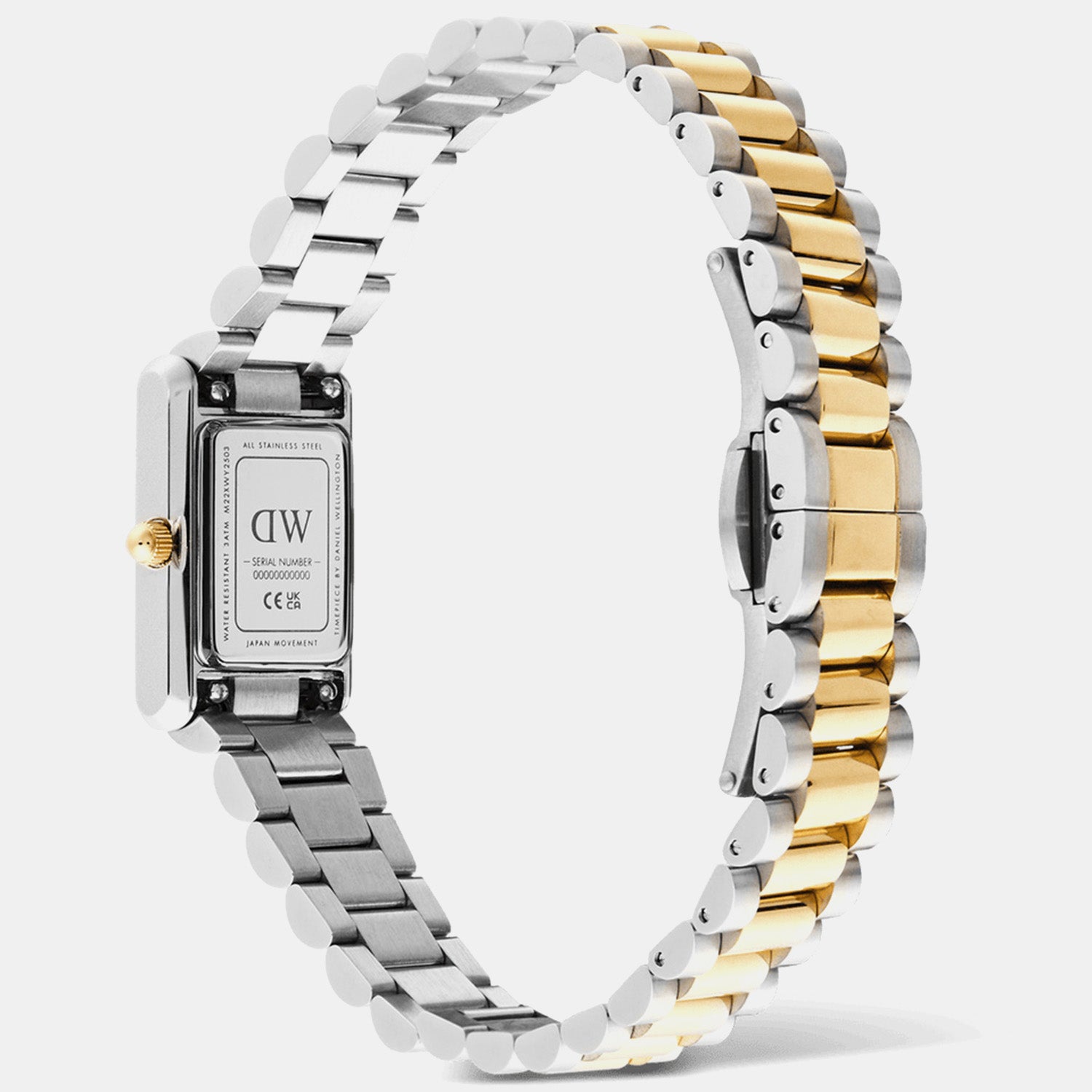Bound Women Quartz White Dial Analog Stainless Steel Watch DW00100932K