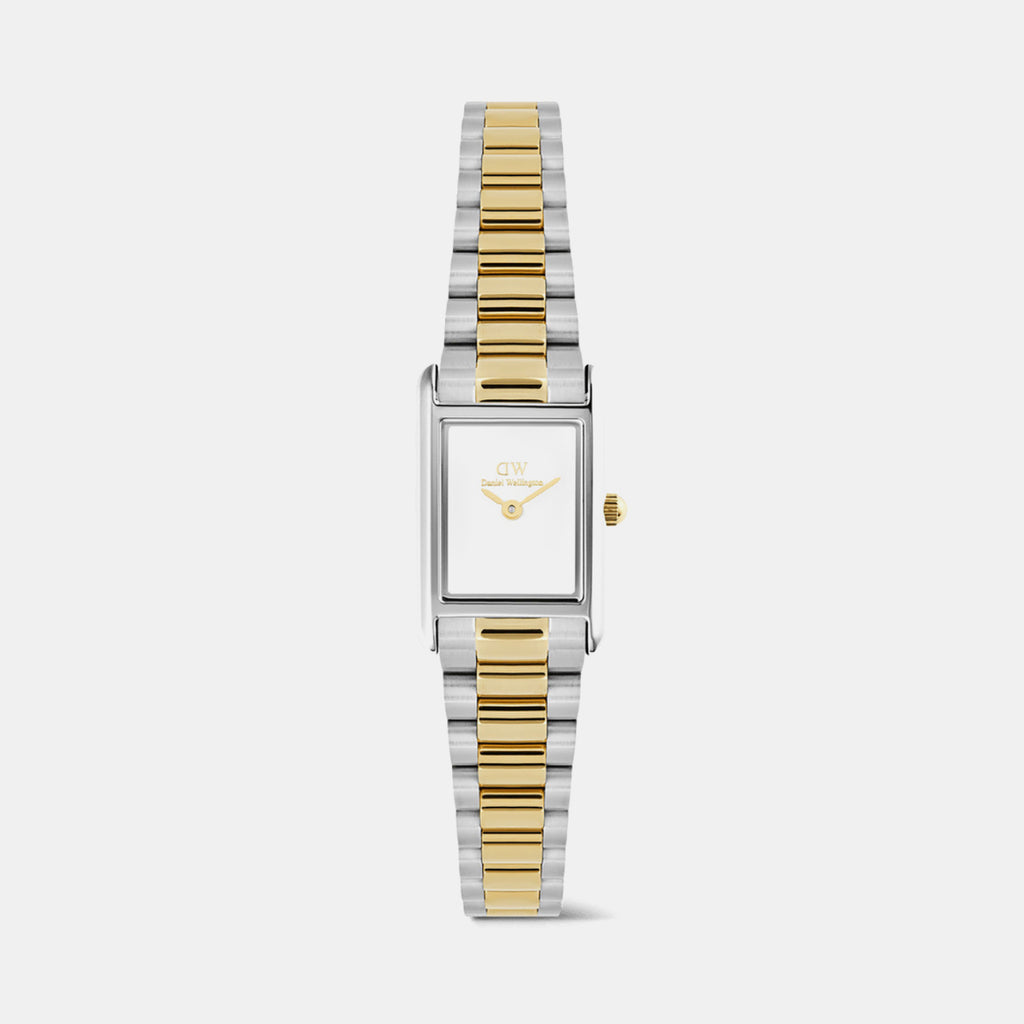 Bound Women Quartz White Dial Analog Stainless Steel Watch DW00100932K