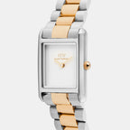 Bound Women Quartz White Dial Analog Stainless Steel Watch DW00100933K