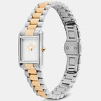 Bound Women Quartz White Dial Analog Stainless Steel Watch DW00100933K