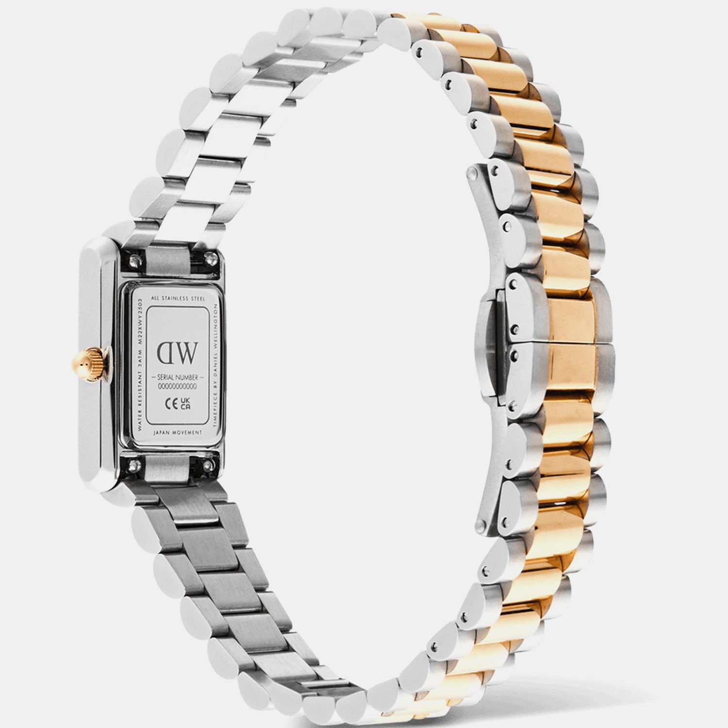 Bound Women Quartz White Dial Analog Stainless Steel Watch DW00100933K
