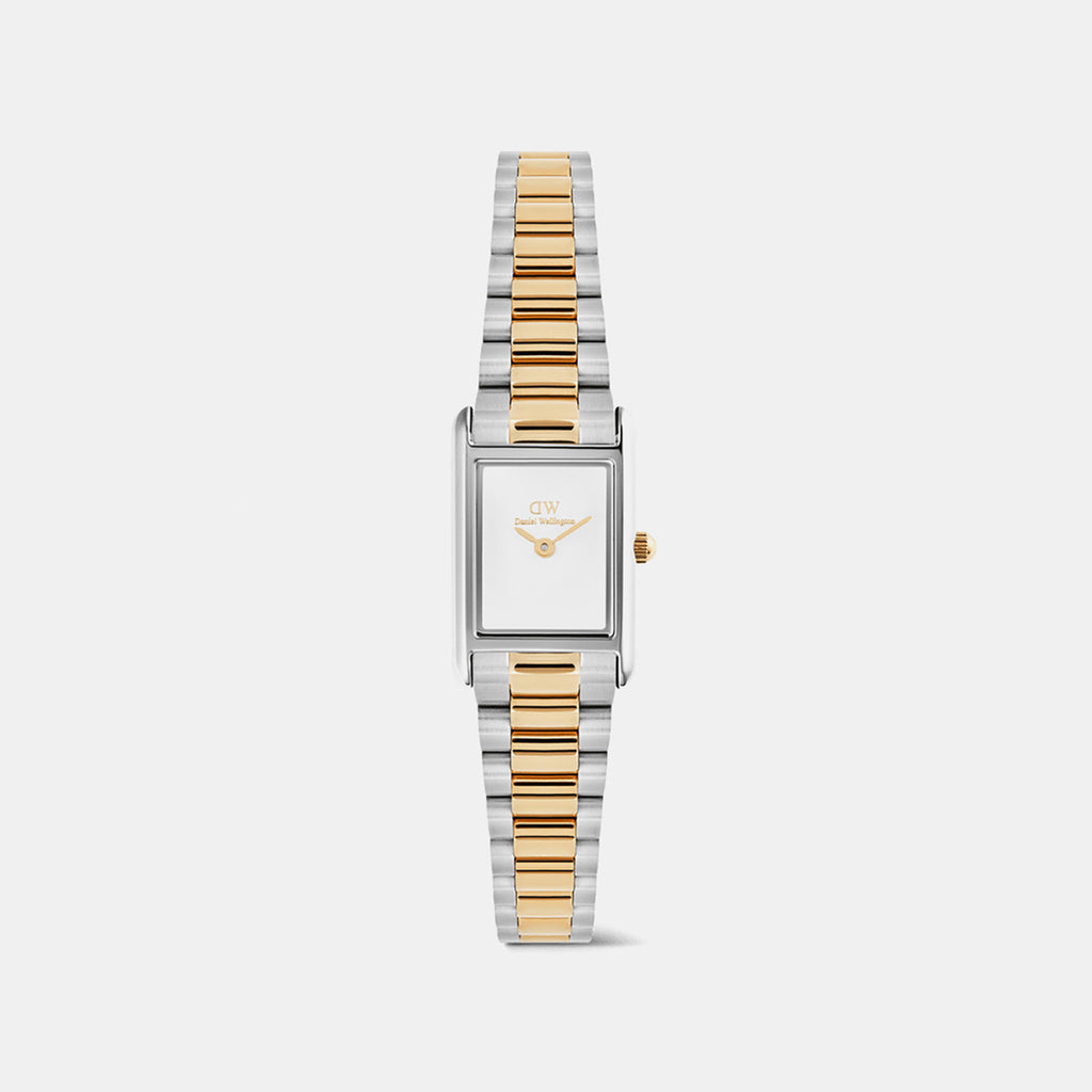 Bound Women Quartz White Dial Analog Stainless Steel Watch DW00100933K