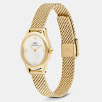 Ophelia Women Quartz White Dial Analog Mesh Watch DW00100939K