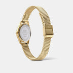 Ophelia Women Quartz White Dial Analog Mesh Watch DW00100939K