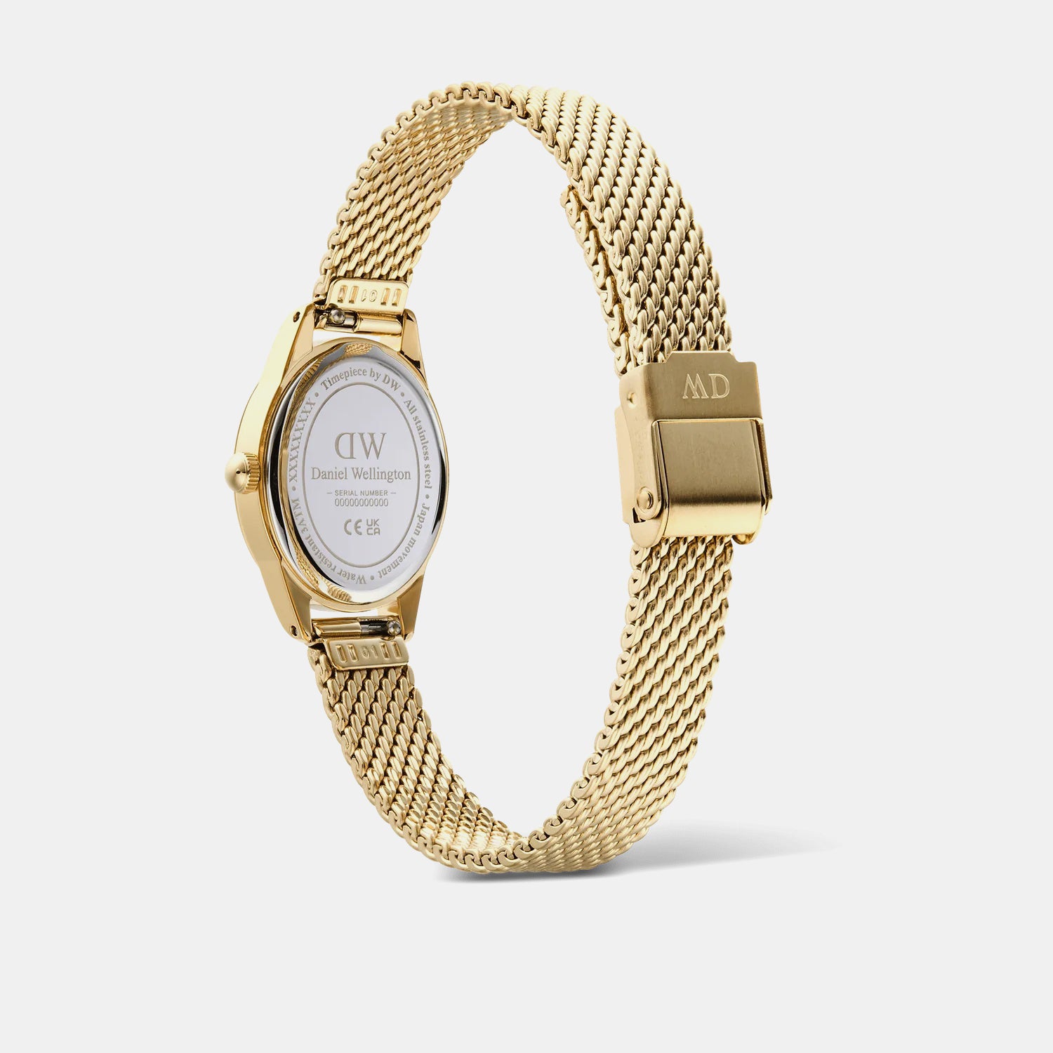 Ophelia Women Quartz White Dial Analog Mesh Watch DW00100939K