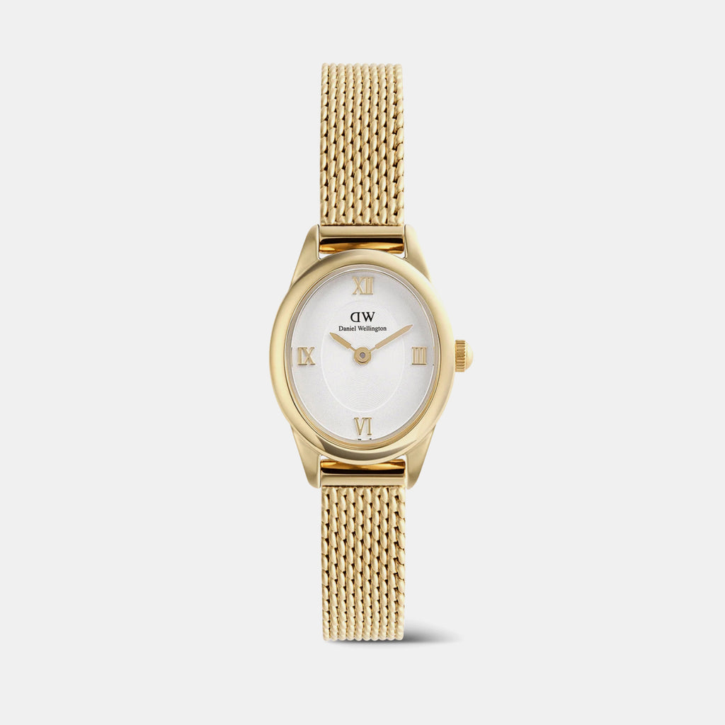 Ophelia Women Quartz White Dial Analog Mesh Watch DW00100939K