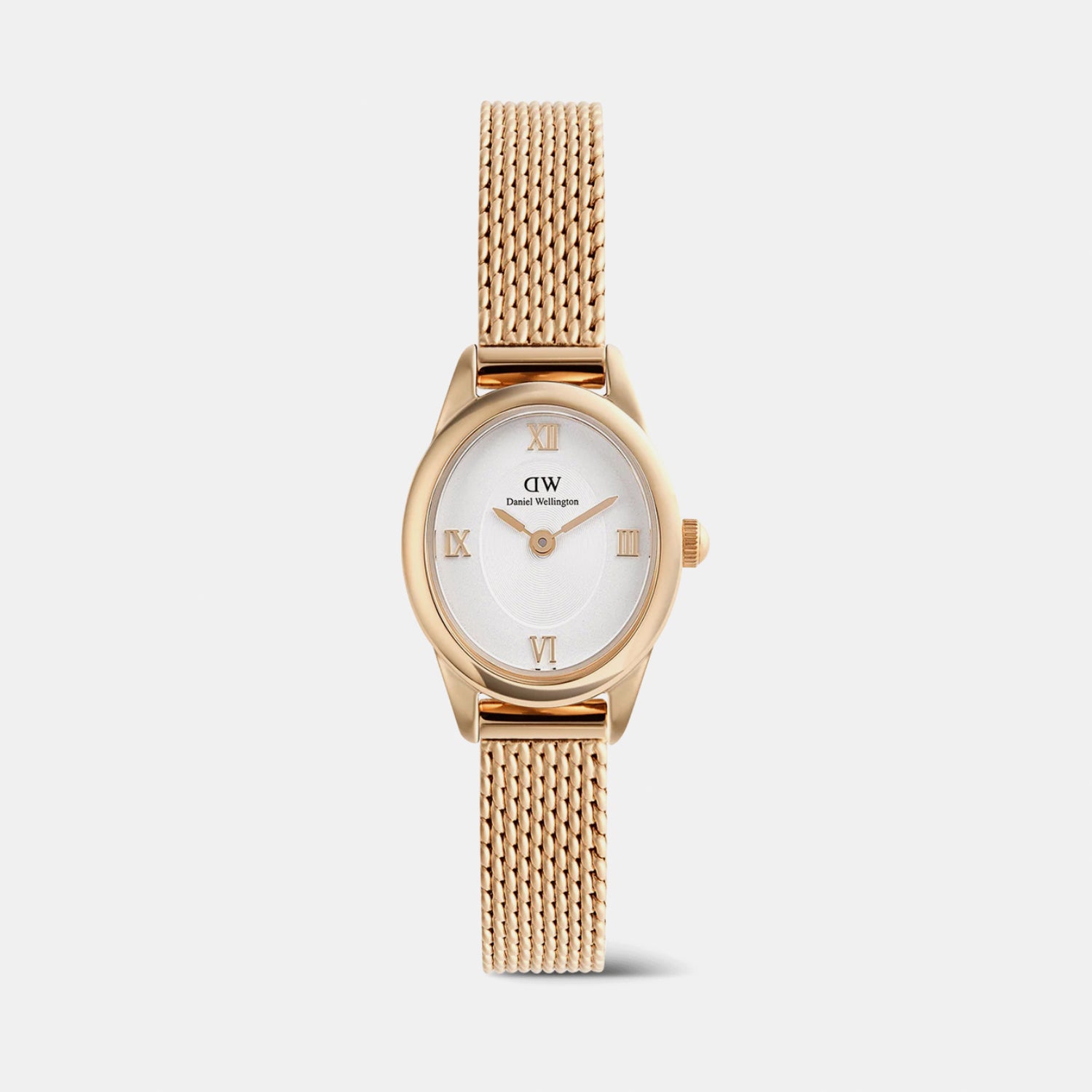 Ophelia Women Quartz White Dial Analog Mesh Watch DW00100940K