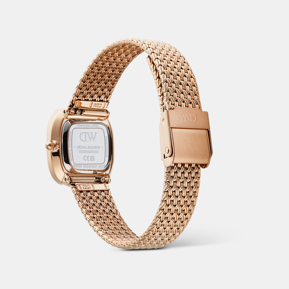 Women Quartz Rose Gold Dial Analog Stainless Steel Watch DW00100965