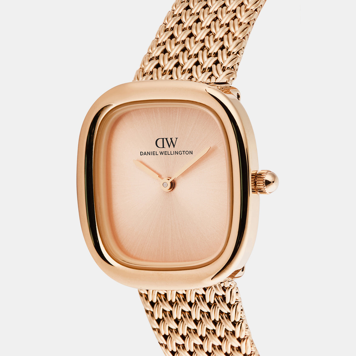 Women Quartz Rose Gold Dial Analog Stainless Steel Watch DW00100965