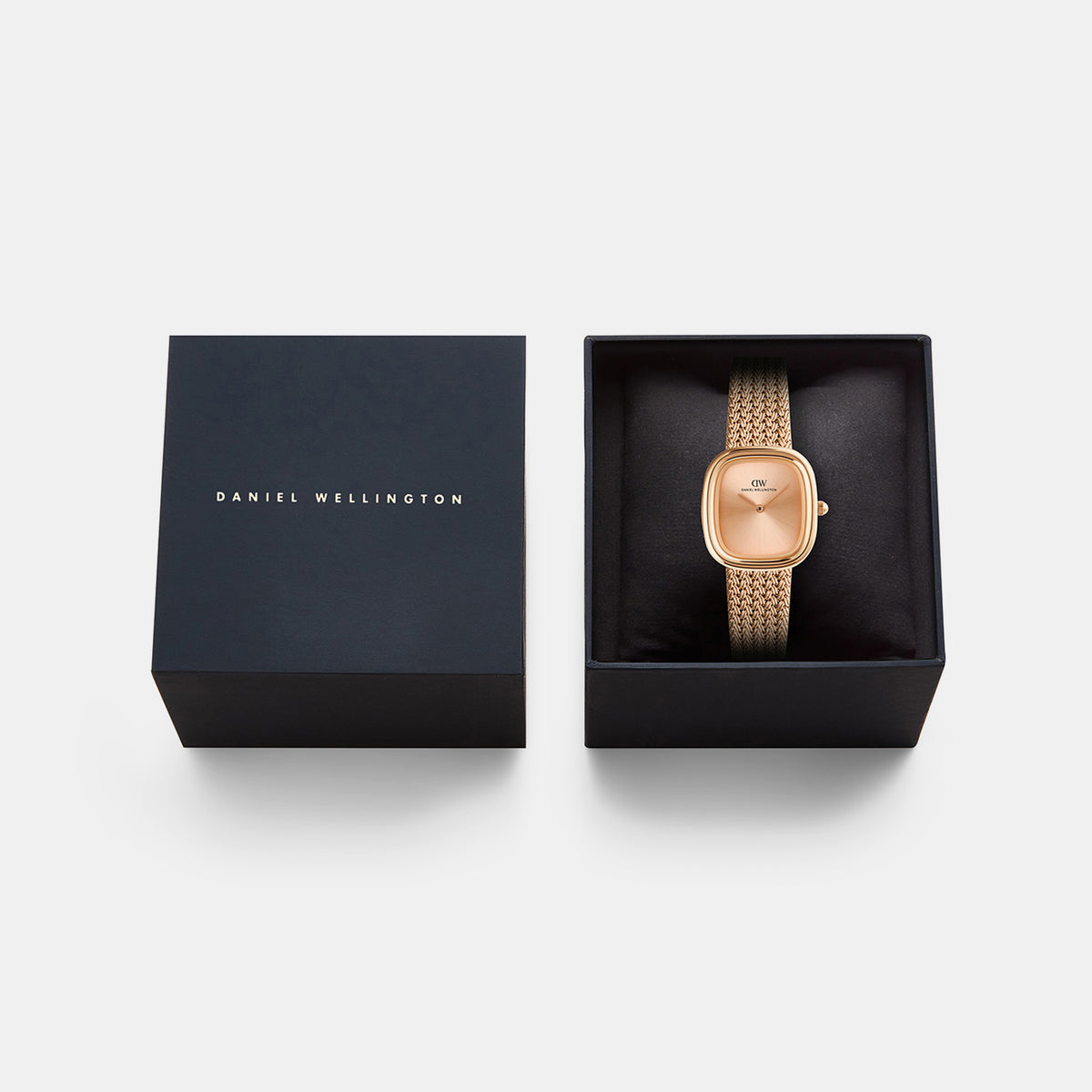 Women Quartz Rose Gold Dial Analog Stainless Steel Watch DW00100965