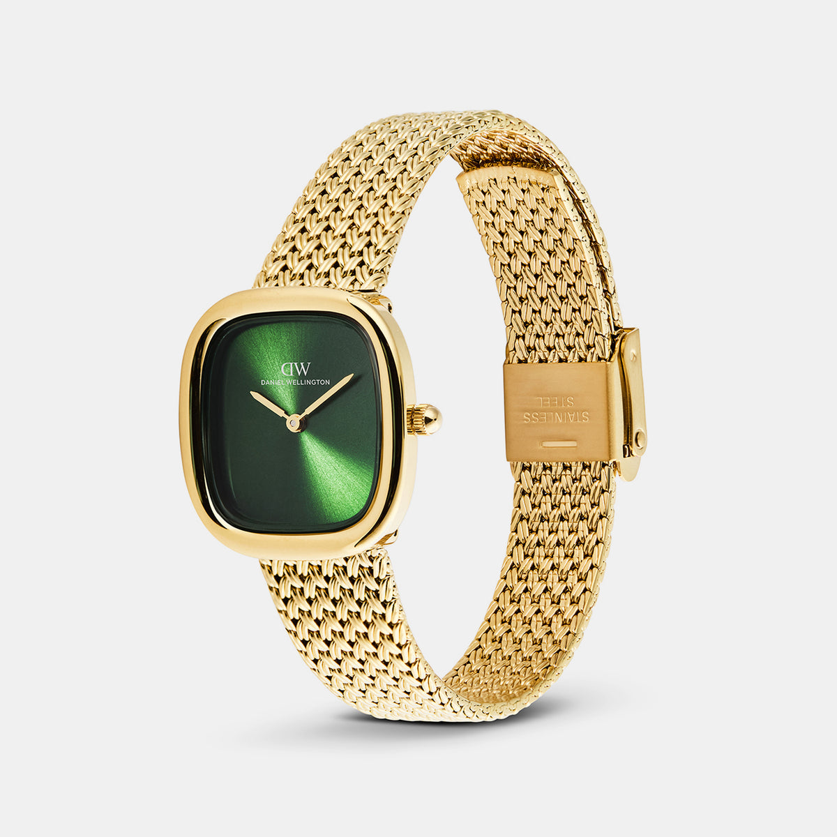 Margot Women Quartz Green Dial Analog Mesh Watch DW00100967K