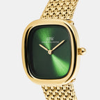 Margot Women Quartz Green Dial Analog Mesh Watch DW00100967K