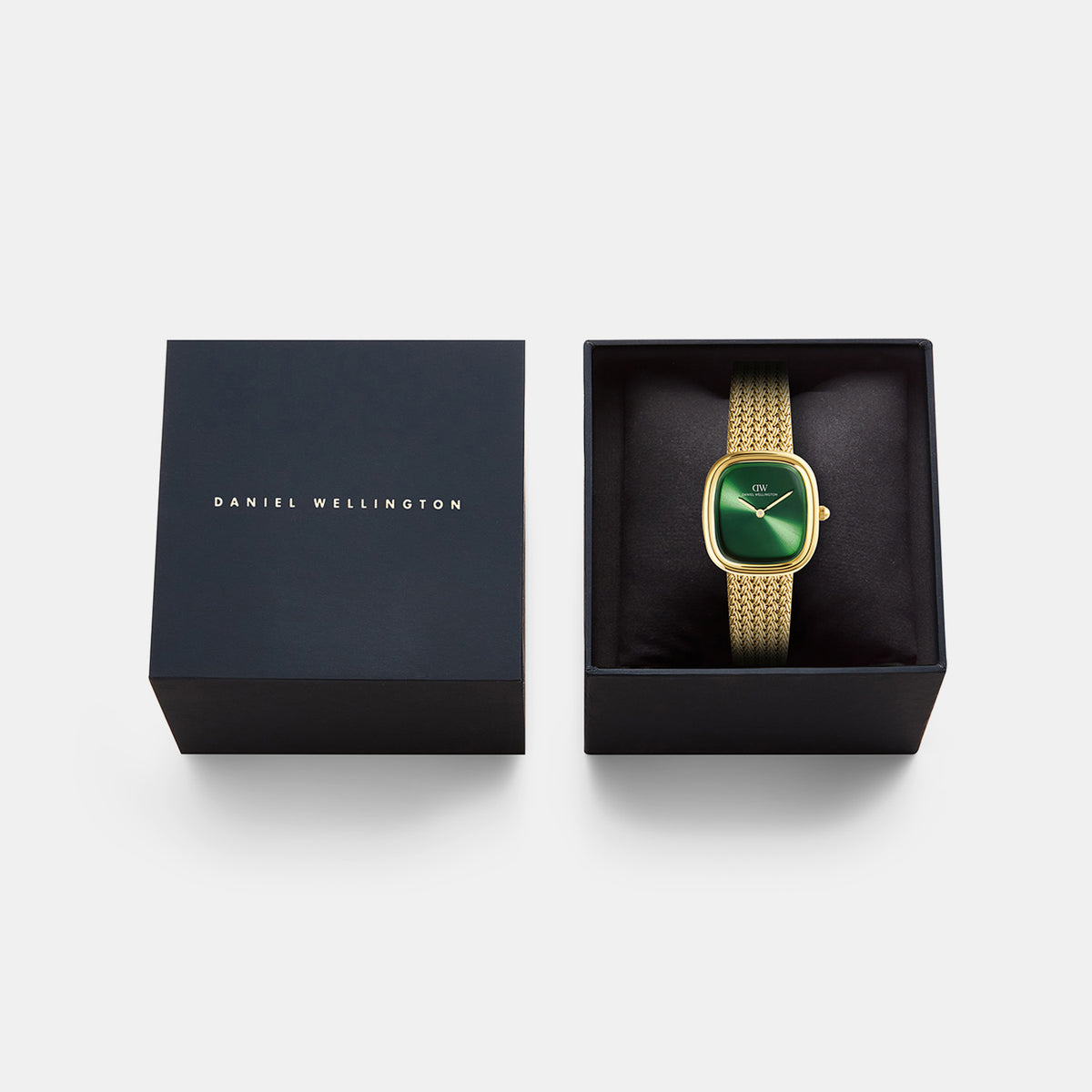 Margot Women Quartz Green Dial Analog Mesh Watch DW00100967K