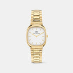 Men Quartz White Dial Analog Stainless Steel Watch DW00100985