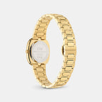 Men Quartz White Dial Analog Stainless Steel Watch DW00100985