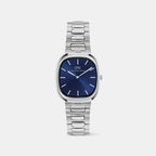 Men Quartz Blue Dial Analog Stainless Steel Watch DW00100986