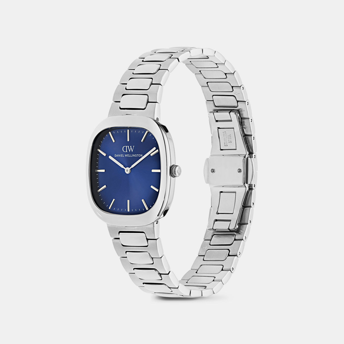 Men Quartz Blue Dial Analog Stainless Steel Watch DW00100986