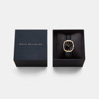 Men Quartz Black Dial Analog Leather Watch DW00100987