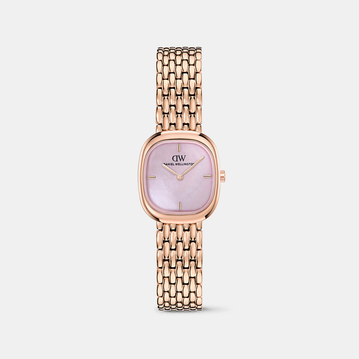 Women Quartz Pink Dial Analog Stainless Steel Watch DW00100990