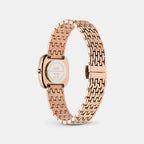 Women Quartz Pink Dial Analog Stainless Steel Watch DW00100990