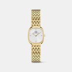 Women Quartz White Dial Analog Stainless Steel Watch DW00100993