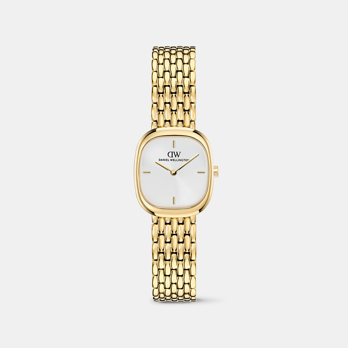 Women Quartz White Dial Analog Stainless Steel Watch DW00100993