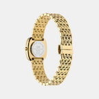 Women Quartz White Dial Analog Stainless Steel Watch DW00100993