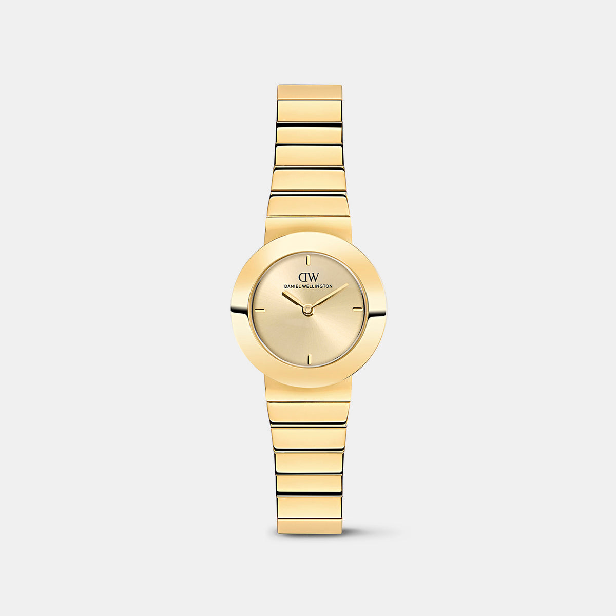 Women Quartz Gold Dial Analog Stainless Steel Watch DW00100997