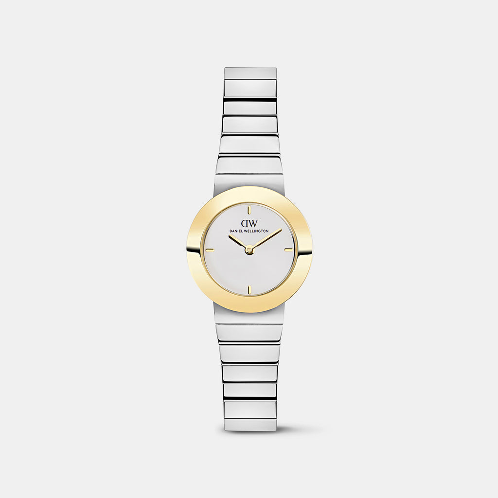 Women Quartz White Dial Analog Stainless Steel Watch DW00100998