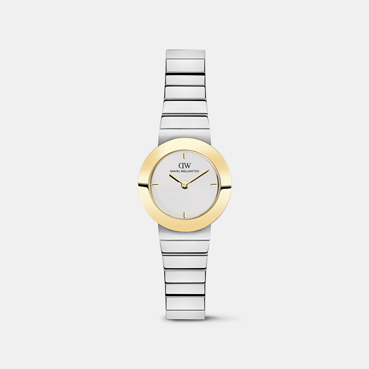 Women Quartz White Dial Analog Stainless Steel Watch DW00100998